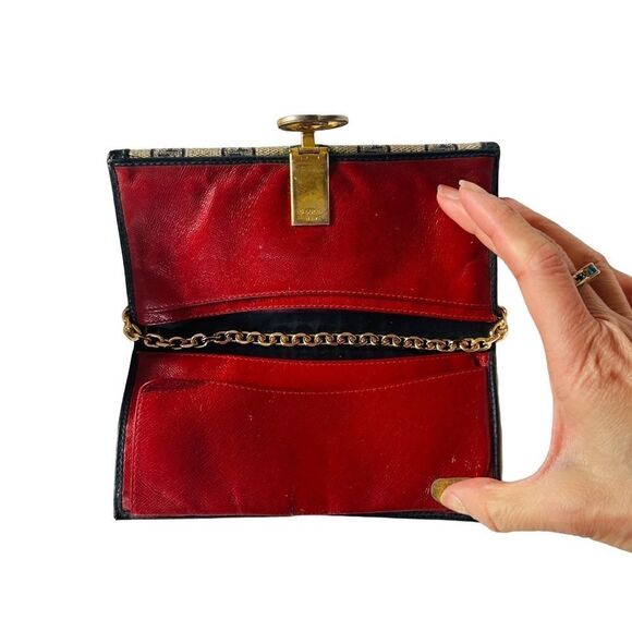 Gorgeous Gucci vintage Gg canvas and leather purse - Picture 11 of 15